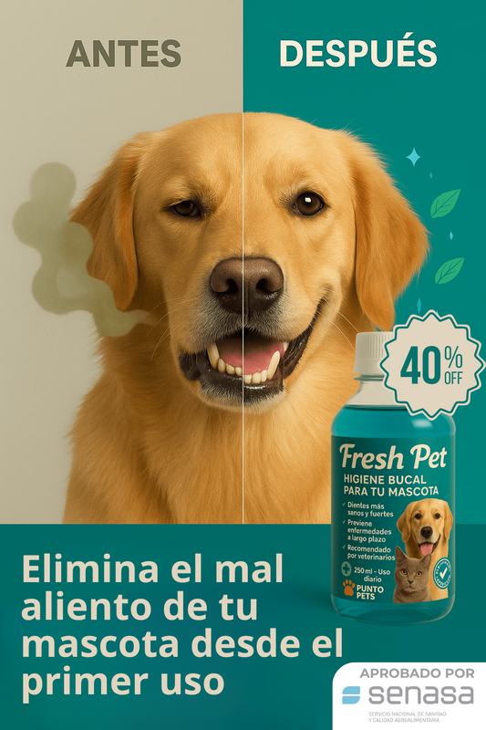 FRESH PET® -Solución antiséptica para mascotas
