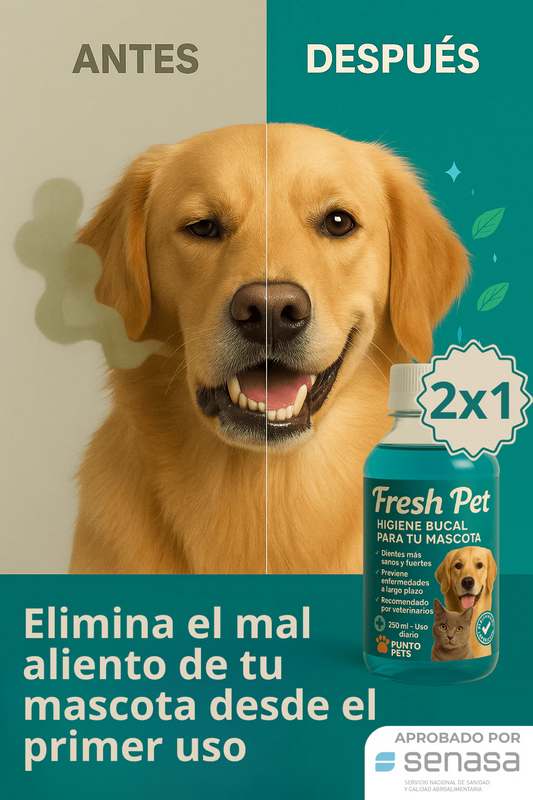 2x1 SOLO POR HOY - FRESH PET® -Solución antiséptica para mascotas